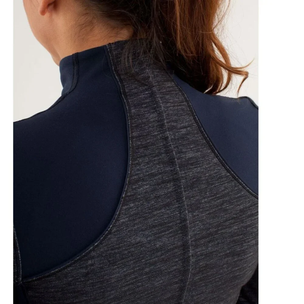 {RARE} Lululemon - Reversible Slub Denim Forme Jacket W4A47S | Inkwell | Size 4
